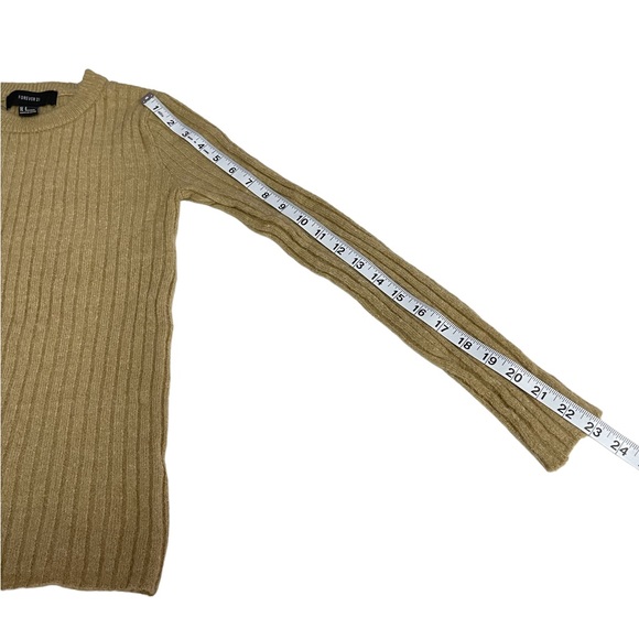 3 For $15‼️ BUNDLE & SAVE Forever 21 Brown Long Sleeve Size S - Picture 5 of 6